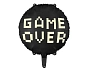 Balón foliový s nápisem GAME OVER - Game - Rozlučka se svobodou - Pixel Minecraft- 45 cm