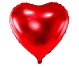 Fóliový balón srdce červené - Valentýn - Svatba - 60 cm