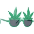 Párty brýle s konopnými listy - marihuana