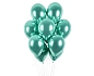 Balónky chromované 50 ks zelené lesklé - 33 cm