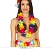 Havajský věnec - náhrdelník barevný - Hawaii - 90 cm