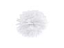 PAPÍROVÝ POMPOM 25cm - BÍLÁ