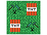 Papírové ubrousky Pixel - Minecraft - 33 x 33 cm - 20 ks