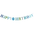 Girlanda 1. narozeniny - Happy Birthday - KLUK - modrá - 182 cm