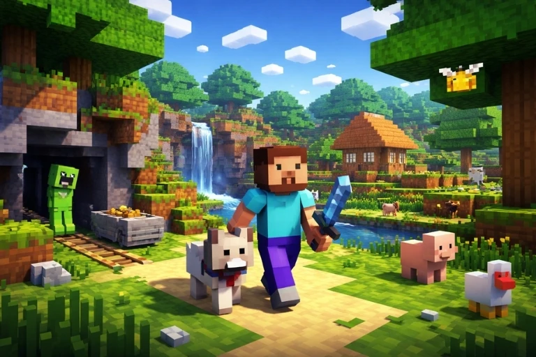 Minecraft párty začíná!